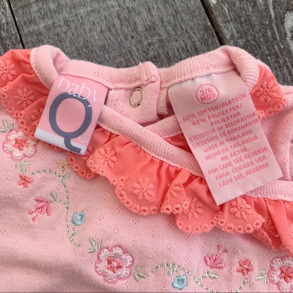 Baby Q Flower Onesie & Capris Set - Picture 4 of 7